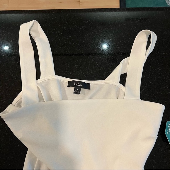 Lulus Basics Symbolize White Sleeveless Bodysuit - Picture 10 of 10